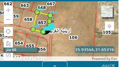أرض في ارينبة الغربية , خلف مجلس محلي ارينبة الغربية - 15,750 دأ - صورة NaN